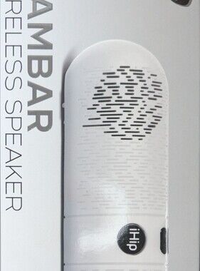 iHip White Portable Bluetooth Speaker
